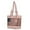 Rose Pink, variant on Vera Womens Tote Bag Vegan Leather Shoulder bag USA Flag Print Large handbags Pink Purse by Mia K