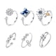 thumbnail image 1 of anillos giratorios para la ansiedad, para aliviar el estrés, decoración, 1 of 8