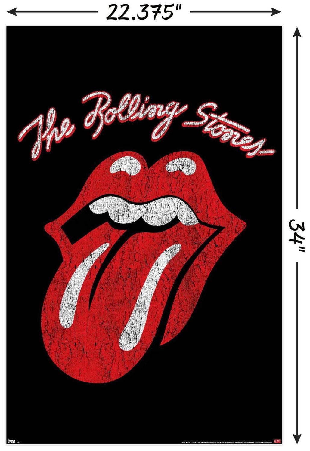 Rolling Stones - Classic Logo Wall Poster