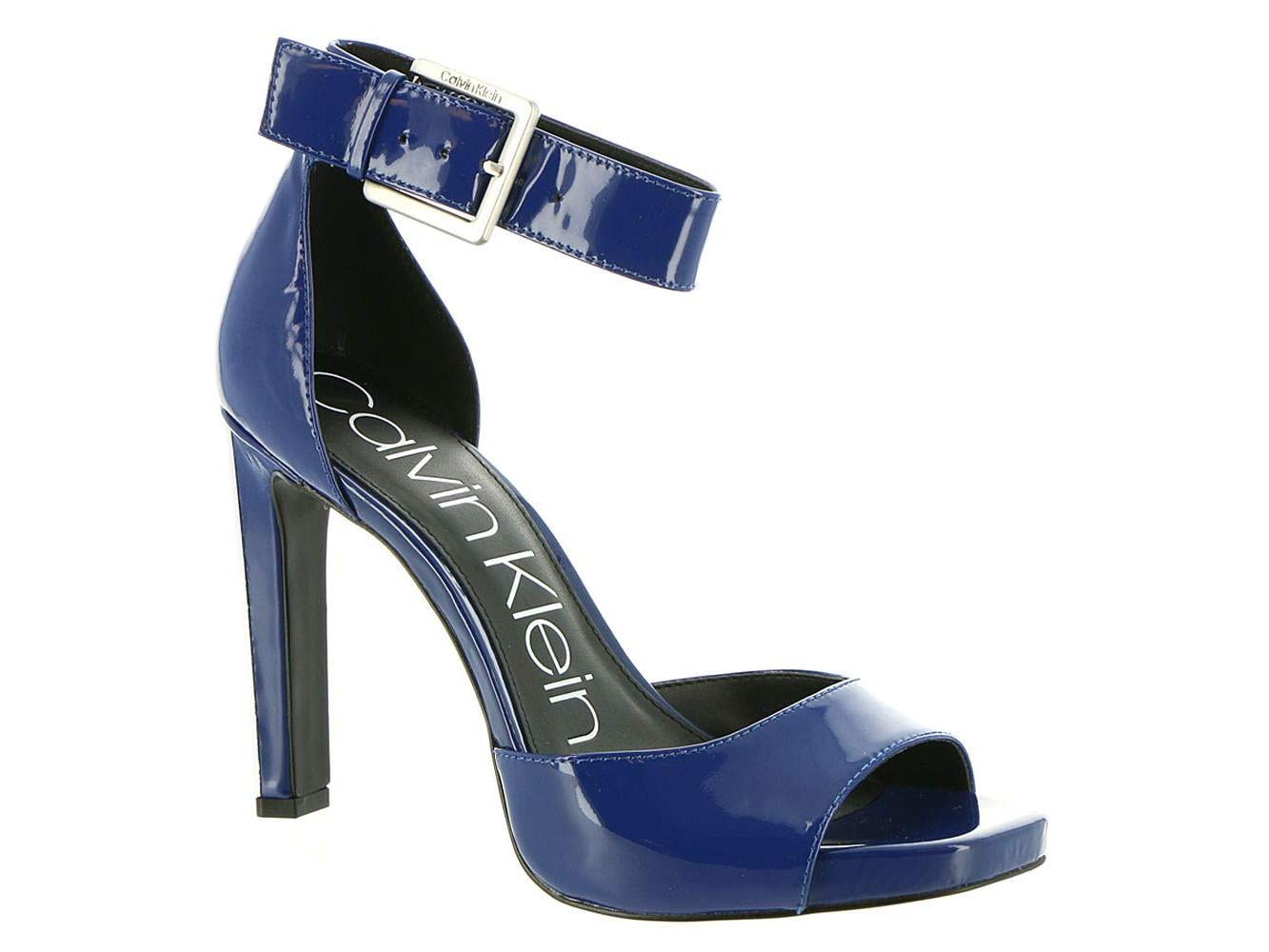 calvin klein snakeskin sandals