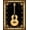 Black Amber Gold, Pattern 5, variant on ODIKA 8'x10' Washable Area Rug Music Guitar Notes Retro Vintage Songbook Motif Note Acoustic for Living Room, Under Sectional, Family , Durable, Non-Slip