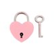 thumbnail image 1 of Candado de amor creativo con corazón de niña, mini cerradura portátil pequeña, cerradura para puerta de gabinete de dormitorio de estudiantes para equipaje en el hogar, rosa, 2 piezas (1 pieza/tamaño S, 1 pieza/tamaño M) Rojo Verde, 1 of 5
