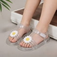 thumbnail image 2 of Fisherman Jelly Sandal for Toddlers Girl's Open Toe Waterproof Summer Beach Dress Shoes for All Day Wear White 11 Little Kids, 2 of 7