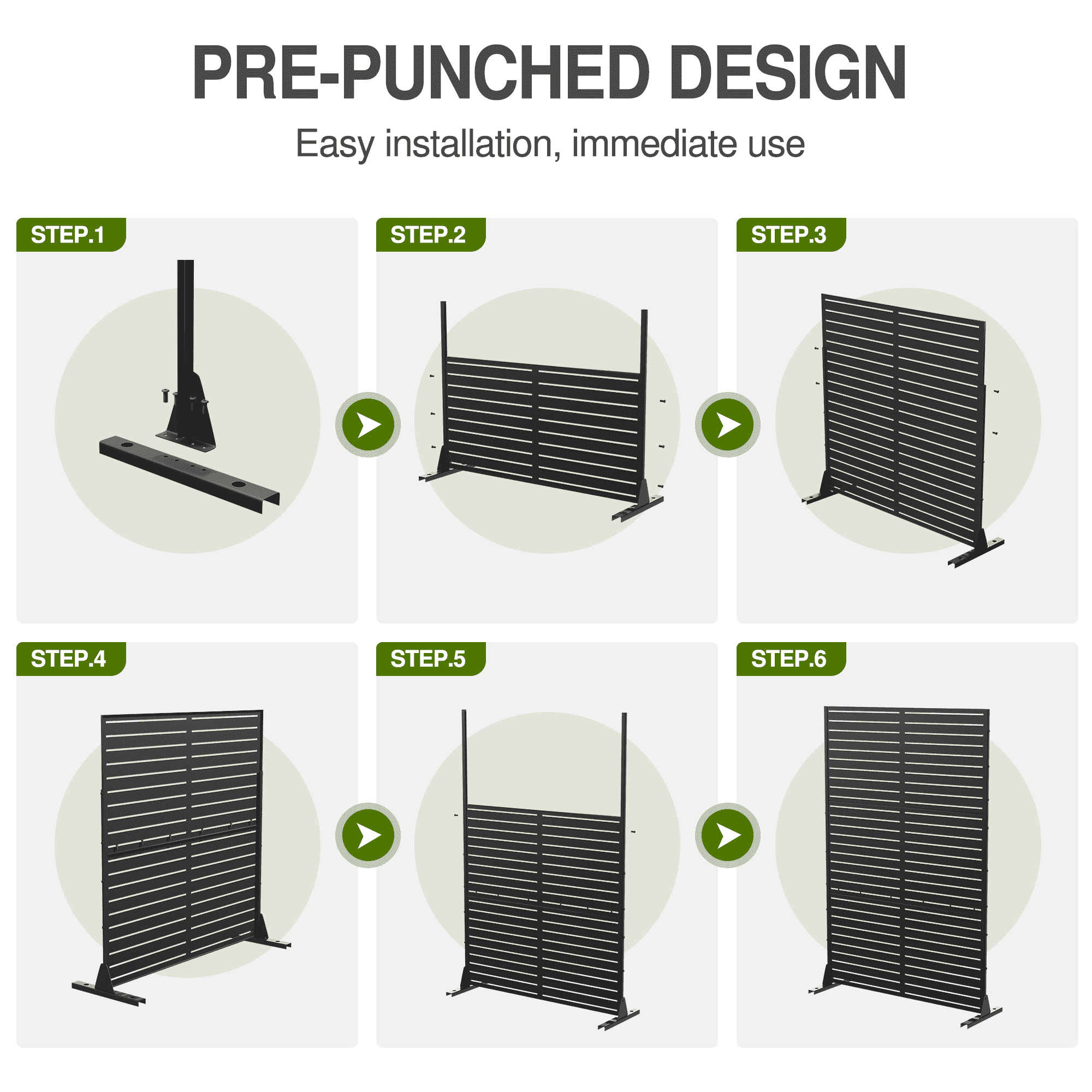 MAYEERTY Tall Extra Wide Extra Wide Privacy Screen, Folding Privacy Screens with Diamond Double-Weave Room dividers and Freestanding Room Dividers Privacy Screens