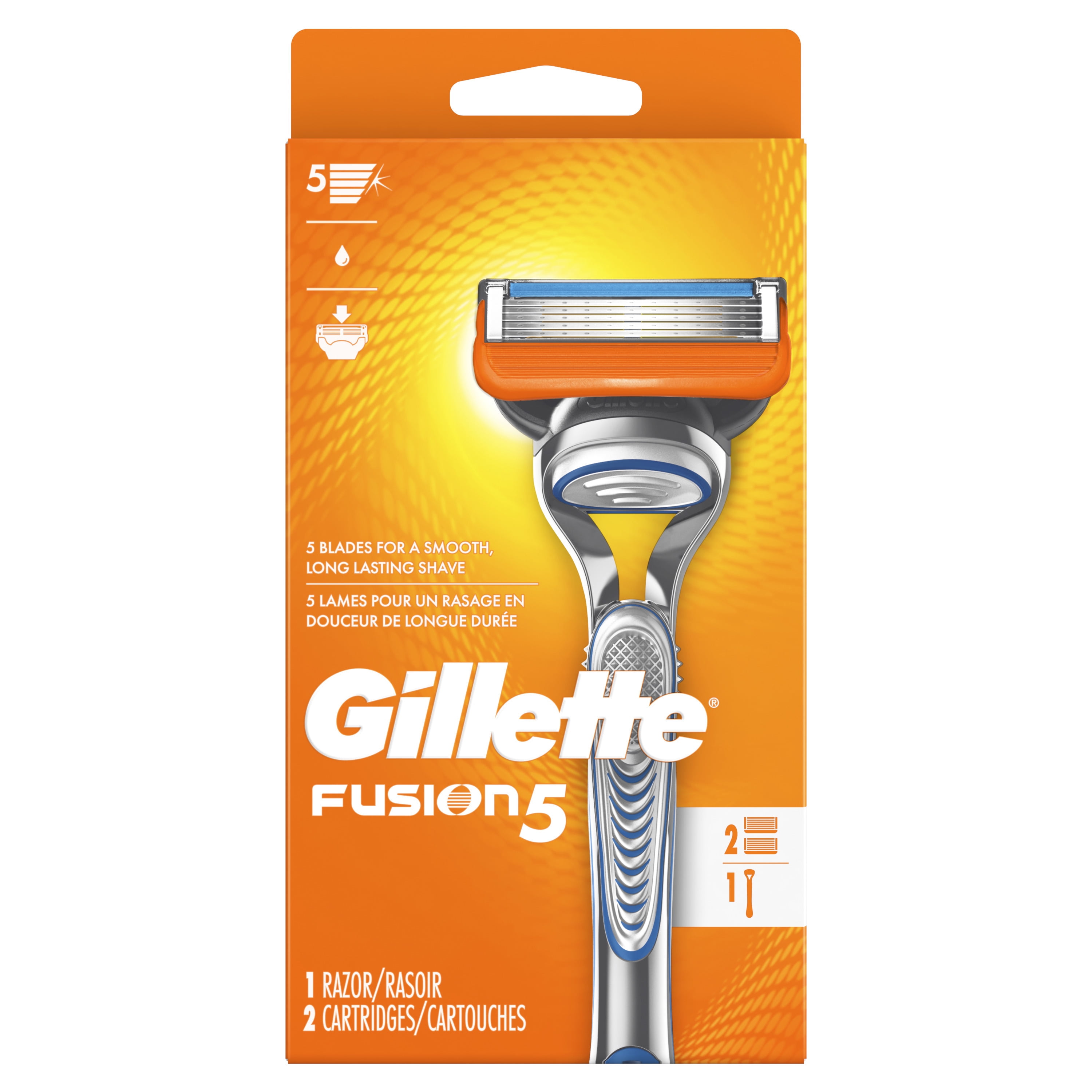 Buy Gillette Fusion5 Men S Razor Handle And 2 Blade Refills Online At Lowest Price In Ubuy Nepal