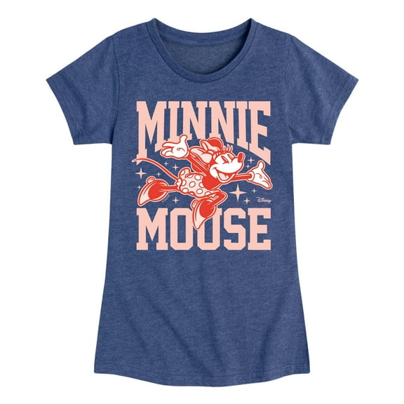 Disney - Minnie Arms Up - Toddler & Youth Girls Short Sleeve Graphic T-Shirt