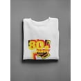 thumbnail image 3 of Retro 80�s Party Design Sweatshirt Men -Image by Shutterstock, Male 4X-Large, 3 of 4