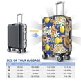 thumbnail image 4 of Fuzoiu Sicilian Style Print Suitcase Cover,Washable Luggage Covers for Suitcase,Elastic Luggage Protector Cover,Scratch Resistant Travel Suitcase Covers-Large, 4 of 7
