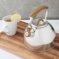 thumbnail image 3 of Flintshire Stainless Steel Whistling Tea Kettle, 1.75-Quart, Brushed Satin, 3 of 5