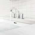thumbnail image 5 of PARLOS Widespread 2 Handles Bathroom Faucet with Metal Pop Up Sink Drain and cUPC Faucet Supply Lines,Chrome, 5 of 11