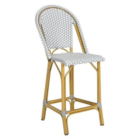 Safavieh Gresley Indoor Outdoor Stacking French Bistro Counter Safavieh Gresley Indoor Outdoor Stacking French Bistro Counter Stool