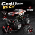 thumbnail image 3 of WeFone 1:16 Scale 4WD Off-Road RC Car, 30KPH All Terrain High Speed Remote Control Car, 2 Batteries, 40Mins RC Cars for Adults, Kids and Gifts, 3 of 10