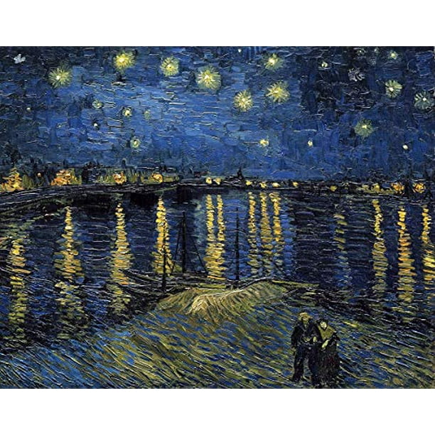 Starlight Over The Rhone by Vincent Van Gogh Laminated