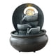 thumbnail image 2 of Fuente de cascada para interiores, fuente de mesa de piedra artificial, fuente de agua decorativa Estilo A, 2 of 9