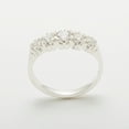 thumbnail image 2 of LBG British Made 9k White Gold Cubic Zirconia Womens Band Ring - 33 size options - Size 7.5, 2 of 7