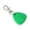 Green, variant on Silicone Triangle Shape Pendant for Dog Night Safety Waterproof Extended Battery Life against Lost Feature