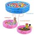 thumbnail image 4 of BOLLSLEY Inflatable Kiddie Pool,Beach Ocean 3 Ring Fun Swimming Pool for Kids,Water Pool Baby Pool for Summer for Ages 3+,Round Kids Bathing Paddling Pool Set Kids Bath Tub Ocean Ball Family Pool, 4 of 8