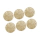 thumbnail image 5 of Posavasos de PVC reutilizables resistentes al calor para decoración del hogar, 6 unidades Oro, 5 of 9