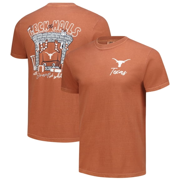 Men's Texas Orange-Texas Longhorns Deck the Halls Comfort Colors T-Shirt