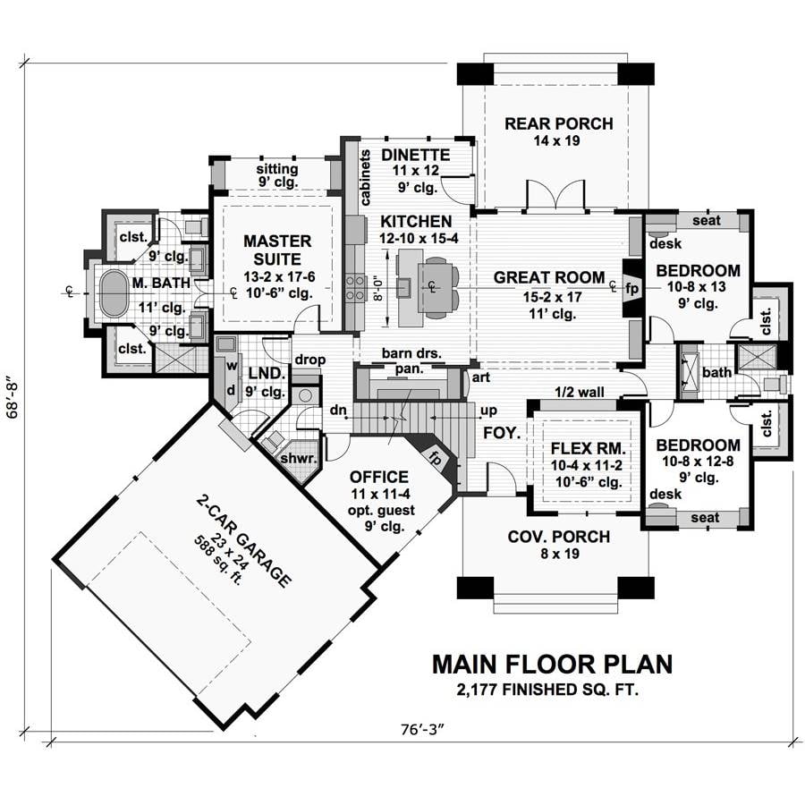 The House Designers THD 9720 Builder Ready Blueprints To Build A Craftsman House Plan With The House Designers THD 9720 Builder Ready Blueprints To Build A Craftsman House Plan With
