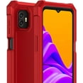 thumbnail image 5 of For Samsung Galaxy XCover7 Pro G766 Slim Tough Hybrid Cell Phone Cover Case - Red, 5 of 6