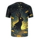 thumbnail image 4 of Tops para hombre, blusas y camisas de manga corta con cuello redondo para hombre, jersey informal con cuello redondo y estampado de Pascua para hombre, camisetas deportivas de manga corta, blusas de p, 4 of 5