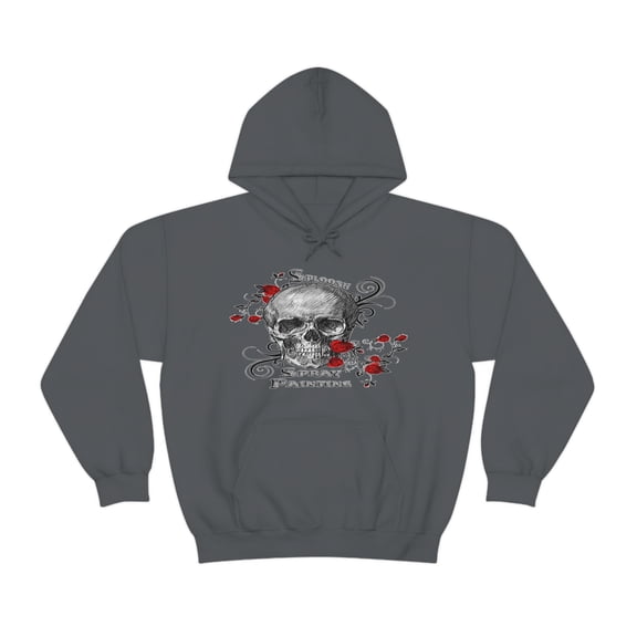 "Skull Sketched" - Sploosh Graphic Hoodie