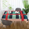 thumbnail image 3 of Yayeee Tablecloths 54" x 72" Rectangle Wrinkle Resistant Party Table Cover, Green Plaid, 3 of 8