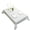 White L, variant on KGJQ Rectangular Tablecloth, Plastic Plaid Tablecloth, Waterproof Stain-Resistant Table Cover for Dining Table Outdoor Picnic Camping
