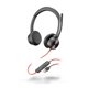 thumbnail image 3 of Poly - Auriculares con cable Blackwire 8225 con micrófono boom (Plantronics) - Auriculares para computadora de doble oreja (estéreo) - USB-A para conectar a su PC/Mac - Cancelación activa de ruido - F, 3 of 3