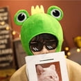 thumbnail image 3 of Lindo Hombres Mujeres Sombrero De Rana Crochet Corona Sombrero Disfraz Gorro Sombreros Gorra Cosplay Sunnimix Sombrero de felpa novedoso, 3 of 8