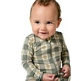 thumbnail image 3 of Modern Moments by Gerber Baby Neutral Viscose St. Patrick's Two-Way Zip Sleep 'N Play Footed Pajamas, Sizes Newborn - 6/9 Months, 3 of 11