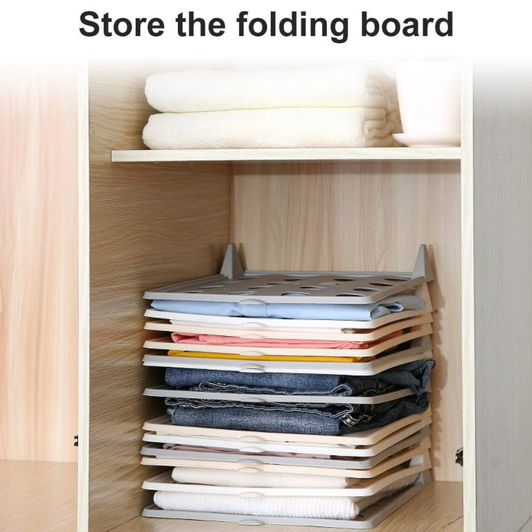 10pcs Shirt Organizer T Shirt Folder Board Clothing Lazy Folding