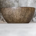 thumbnail image 4 of Uttermost Lark Round Transitional Wood Coffee Table in Aged Walnut, 4 of 7