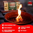 thumbnail image 4 of 300 pcs Fire Starter - Natural Fire Starters for Campfires, Fire Pit, Pizza Oven, Fireplace, Smoker, BBQ, Pellet Stove & Wood - Fire Starters for Grill, Charcoal Starter, 4 of 8
