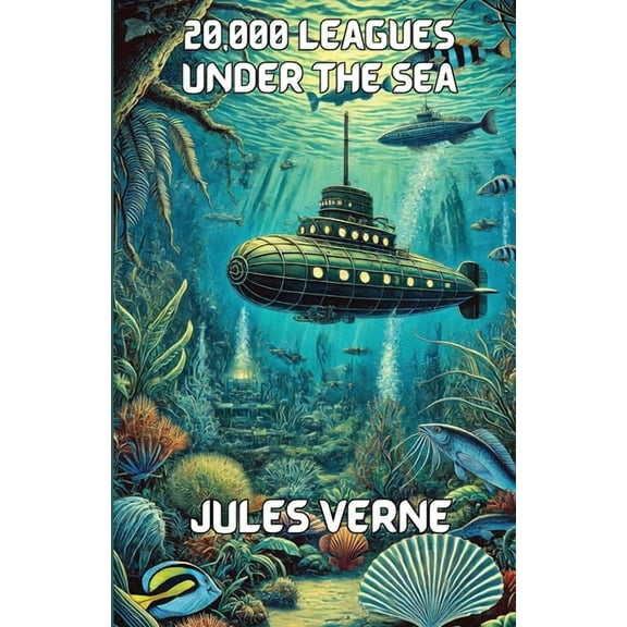 20,000 Leagues Under The Seas(Illustrated), (Paperback)