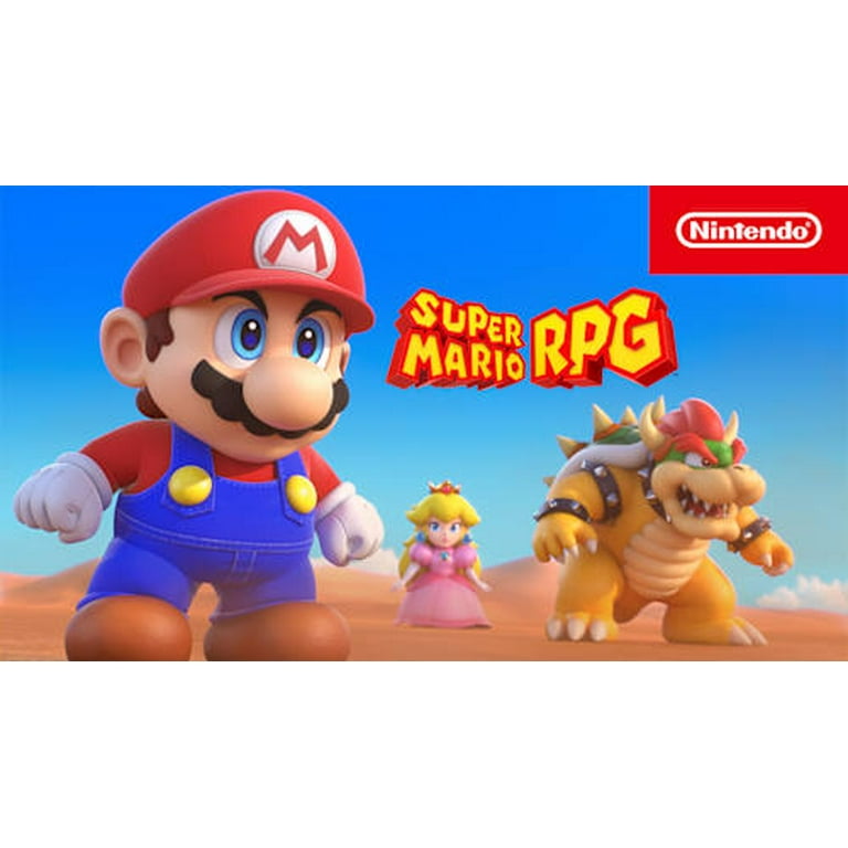 Nintendo Switch 本体 + Super Mario RPG Super Mario RPG Official Guide Book Japanese Square Enix