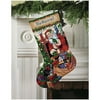 Santa's Delivery Stocking Needlepoint Kit, 16"