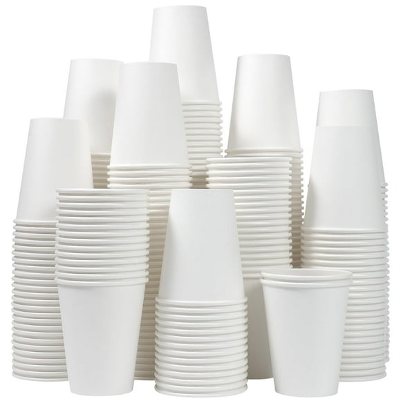 Tazas de café de papel Clawsoff, 12 onzas, 300 unidades, para café caliente o frío