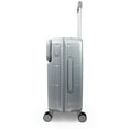 thumbnail image 6 of World Traveler Dejuno Avery Smart 20-Inch Carry-On Luggage with USB & USB-C Ports - Silver, 6 of 6