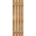 thumbnail image 5 of 15"W x 50"H TimberCraft Four 3 3/8" Boards Spaced Board-n-Batten Shutters, Rough Sawn Western Red Cedar (Per Pair), 5 of 13
