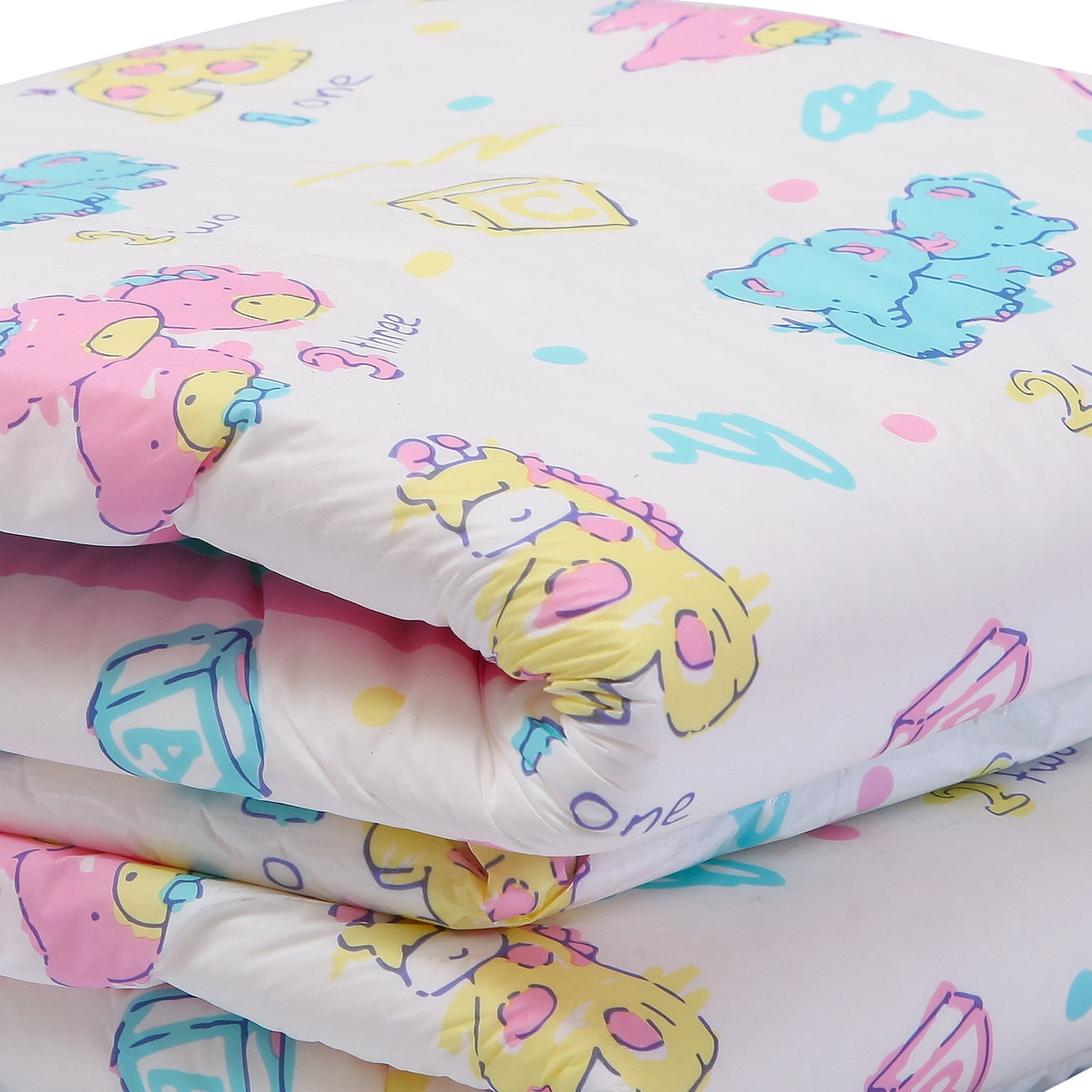 Littleforbig Vintage Baby Adult Diaper 10 Pieces (Medium 28"-38")