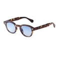 thumbnail image 2 of Typpkmm Vintage Fashion Shell Round Sunglasses Women Men 2024 Brand Design Retro Rivet Yellow Lens Square Sun Glasses Female Uv400 Blue, 2 of 7