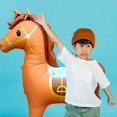thumbnail image 3 of Globo de aluminio DOINIDAMI 58 Jumbo con forma de caballo de pie, 3 of 9