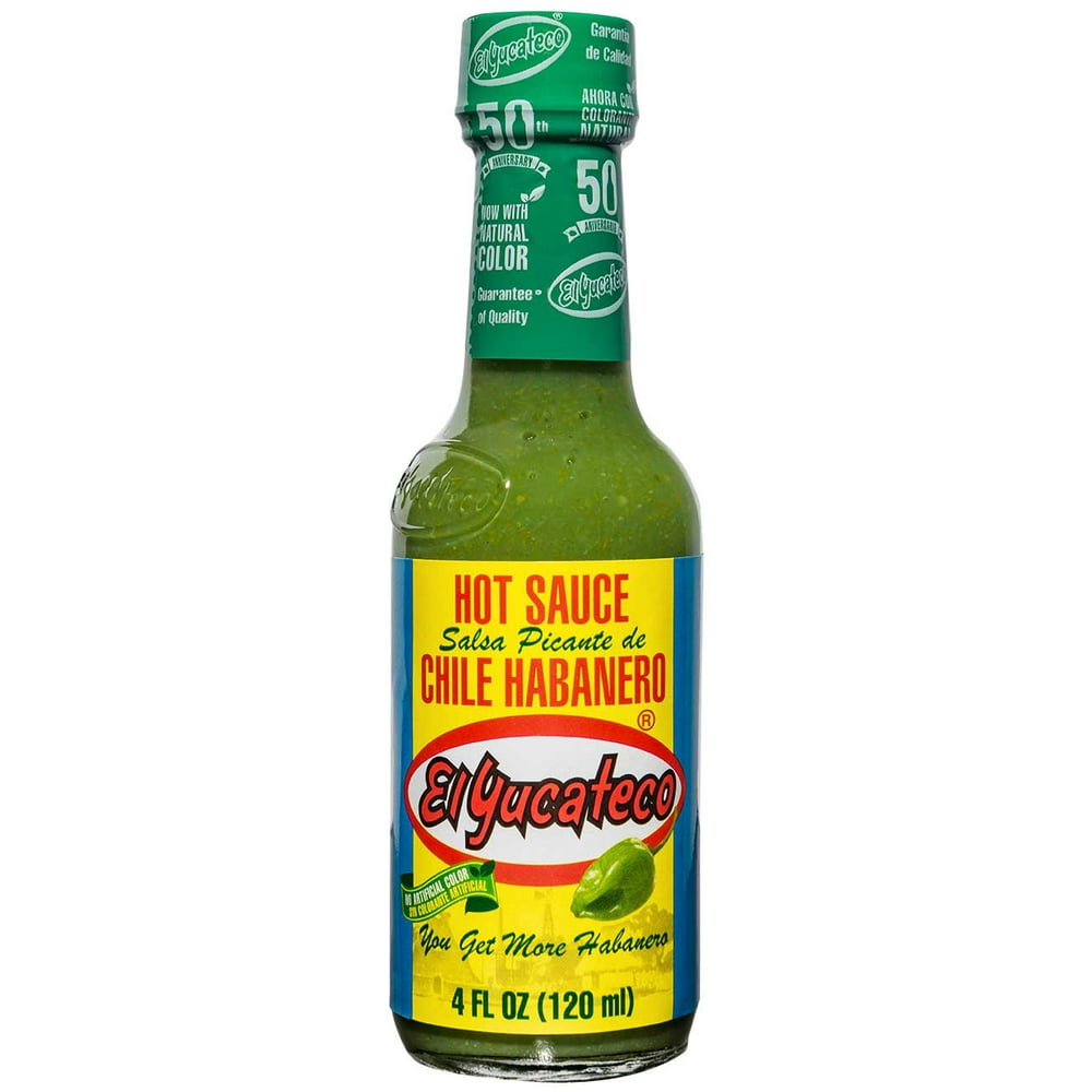 (Price/case)El Yucateco 10816493010023 Green Haberno Hot Sauce 124