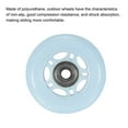 thumbnail image 4 of Uxcell 2.8" OD Inline Skate Wheels with Bearings 82A Skate Replacement Blue 4 Pack, 4 of 6