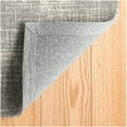 thumbnail image 2 of Dash & Albert Crosshatch Hand Micro Hooked Wool Rug, 6' x 9', Dove Grey, 2 of 7