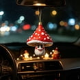 thumbnail image 4 of ShaoXinWan Christmas 2D Acrylic Hanging Ornaments, Flat Printed Festive Pendant, Decorative Hanging Decor for Car Rearview Mirror Christmas Tree Home Window & Wall Holiday Decorations, 4 of 9