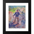 thumbnail image 2 of Edvard Munch 19x24 Black Modern Framed Museum Art Print Titled - The Sower (1912-1913), 2 of 5