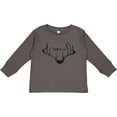 thumbnail image 3 of Inktastic Buck:30 in Camo Boys or Girls Long Sleeve Toddler T-Shirt, 3 of 5